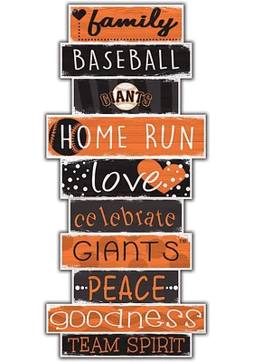 San Francisco Giants Celebrations Stack 24 Inch Sign - Orange