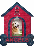 Los Angeles Angels Dog Bone House Clip Picture Frame - Red