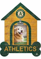 Oakland Athletics Dog Bone House Clip Picture Frame - Green