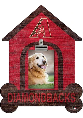Arizona Diamondbacks Dog Bone House Clip Picture Frame - Red