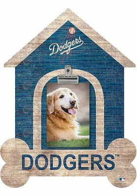 Los Angeles Dodgers Dog Bone House Clip Picture Frame - Blue