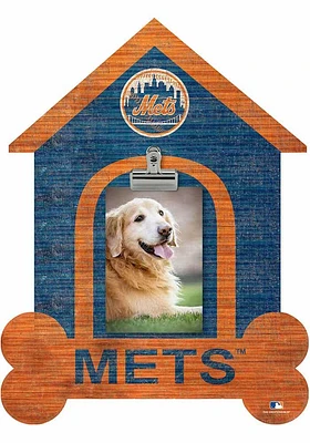 New York Mets Dog Bone House Clip Picture Frame - Blue