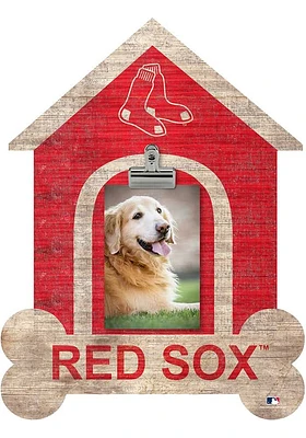 Boston Red Sox Dog Bone House Clip Picture Frame - Red