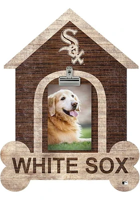 Chicago White Sox Dog Bone House Clip Picture Frame - Black