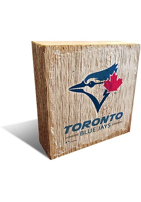 Toronto Blue Jays Logo Block Sign - Blue