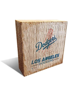 Los Angeles Dodgers Logo Block Sign - Blue