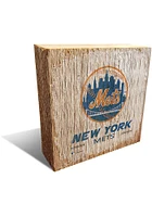 New York Mets Logo Block Sign - Blue