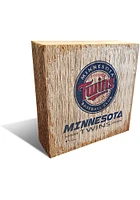Minnesota Twins Logo Block Sign - Blue