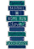 Seattle Mariners Celebrations Stack 24 Inch Sign - Green