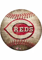 Cincinnati Reds Baseball Shaped Sign