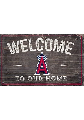 Los Angeles Angels Welcome to our Home Sign - Red