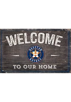 Houston Astros Welcome to our Home Sign - Navy Blue