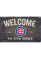 Chicago Cubs Welcome to our Home Sign - Blue