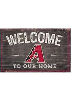 Arizona Diamondbacks Welcome to our Home Sign - Red