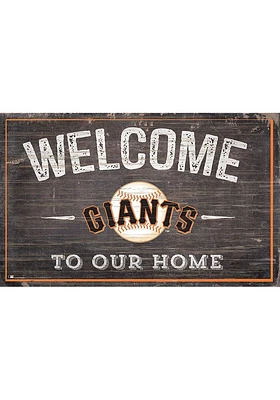 San Francisco Giants Welcome to our Home Sign - Orange