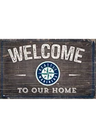 Seattle Mariners Welcome to our Home Sign - Navy Blue