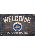 New York Mets Welcome to our Home Sign - Blue