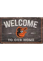 Baltimore Orioles Welcome to our Home Sign - Orange