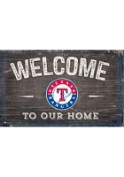 Texas Rangers Welcome to our Home Sign - Blue