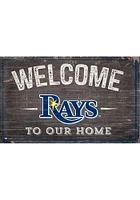 Tampa Bay Rays Welcome to our Home Sign - Blue