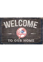 New York Yankees Welcome to our Home Sign - Blue