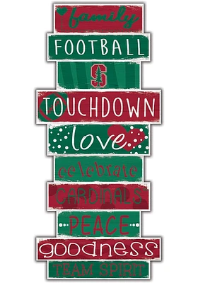 Stanford Cardinal Celebrations Stack 24 Inch Sign - Cardinal