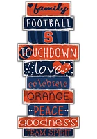 Syracuse Orange Celebrations Stack 24 Inch Sign - Orange