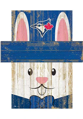Toronto Blue Jays Easter Bunny Head Sign - Blue