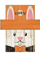 San Francisco Giants Easter Bunny Head Sign - Orange