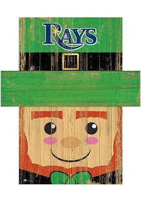 Tampa Bay Rays Leprechaun Head Sign - Blue