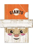 San Francisco Giants Santa Head Sign - Orange