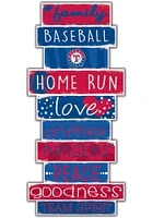 Texas Rangers Celebrations Stack 24 Inch Sign - Red