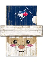 Toronto Blue Jays Santa Head 6x5 Sign - Blue