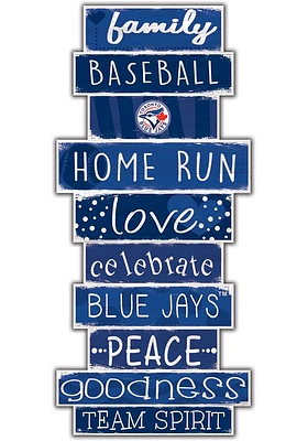 Toronto Blue Jays Celebrations Stack 24 Inch Sign - Blue