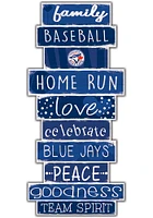 Toronto Blue Jays Celebrations Stack 24 Inch Sign - Blue