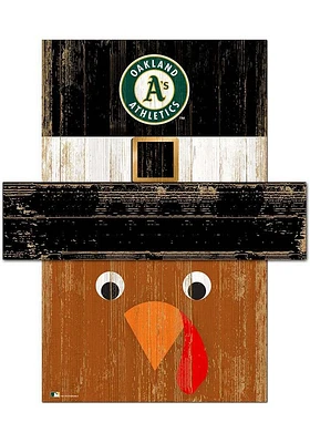 Oakland Athletics Turkey Head Sign - Green