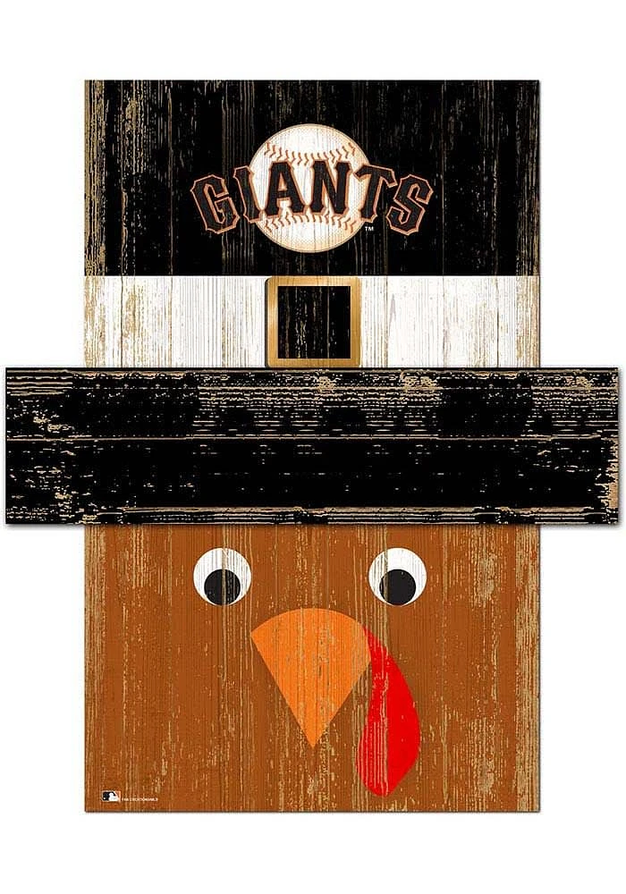 San Francisco Giants Turkey Head Sign - Orange