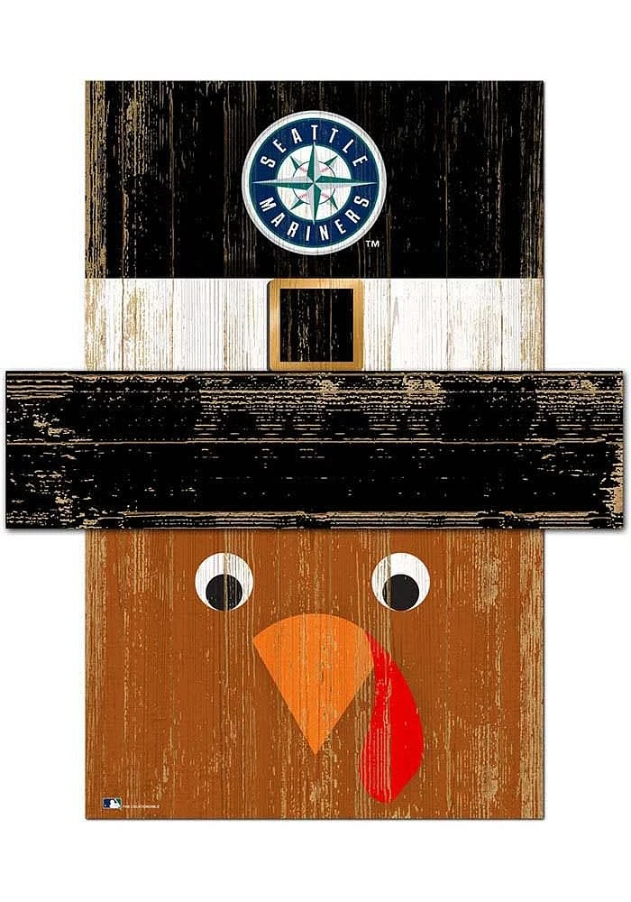 Seattle Mariners Turkey Head Sign - Navy Blue