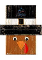 Miami Marlins Turkey Head Sign - Blue