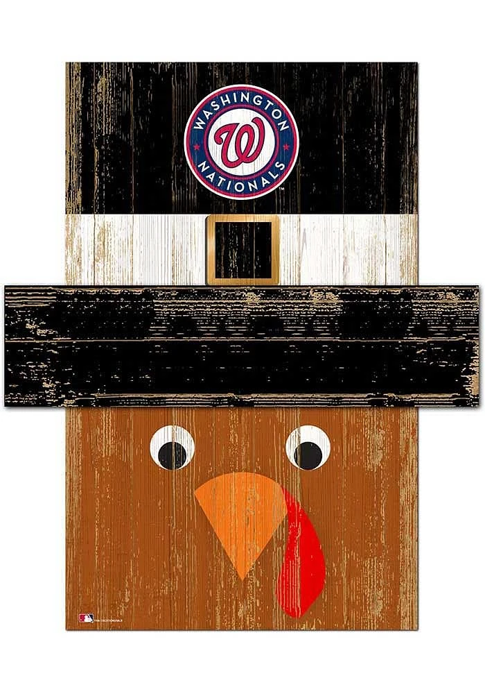 Washington Nationals Turkey Head Sign - Red