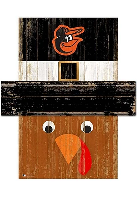Baltimore Orioles Turkey Head Sign - Orange