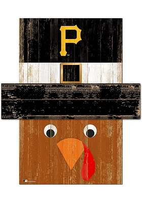 Pittsburgh Pirates Turkey Head Sign - Black
