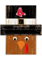Boston Red Sox Turkey Head Sign - Red