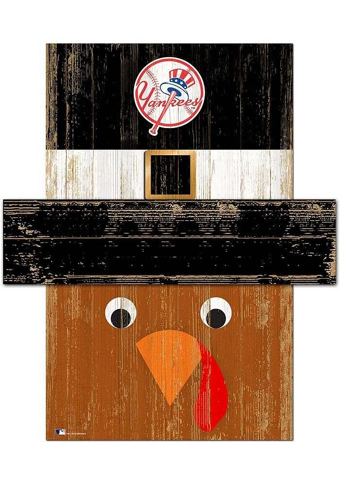 New York Yankees Turkey Head Sign - Blue