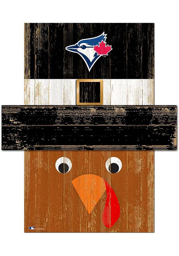Toronto Blue Jays Turkey Head 6x5 Sign - Blue