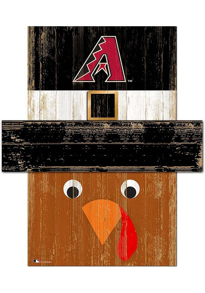 Arizona Diamondbacks Turkey Head 6x5 Sign - Red