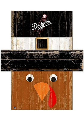 Los Angeles Dodgers Turkey Head 6x5 Sign - Blue