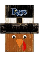 Tampa Bay Rays Turkey Head 6x5 Sign - Blue
