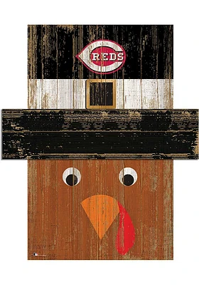 Cincinnati Reds Turkey Head 6x5 Sign