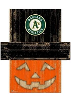 Oakland Athletics Pumpkin Head Sign - Green